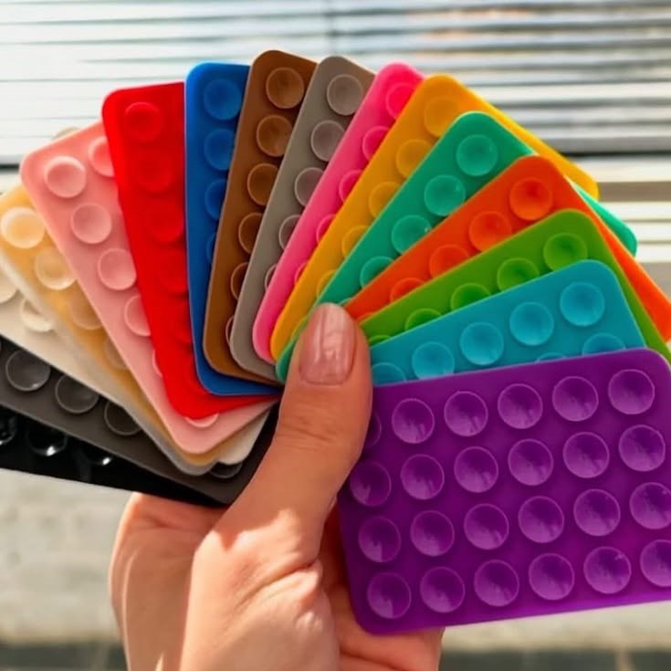 Mobile Bubble Grip Silicone Suction Both Side Bubble Grip Cup Phone Strong Grip Holder