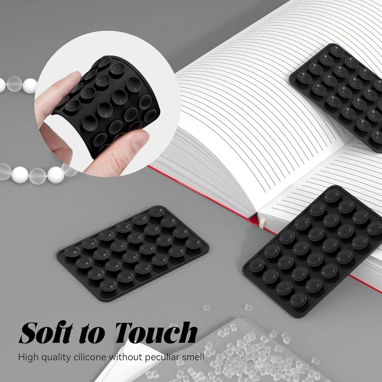 Mobile Bubble Grip Silicone Suction Both Side Bubble Grip Cup Phone Strong Grip Holder