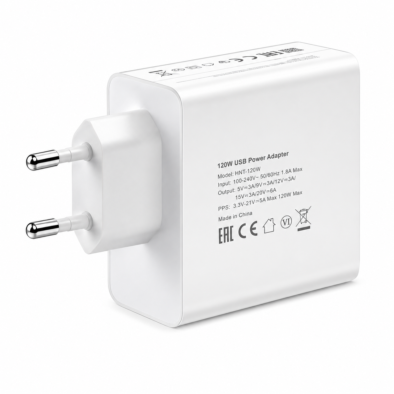 XIAOMI 120W EU Plug QC3.0 Fast Wall Charger with Charging Cable – Ultra Fast Quick Charge Adapter